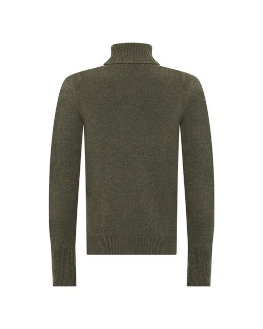 Fedeli Turtleneck Trui in het Green voor heren