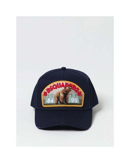 Caps DSquared² de hombre de color Blue