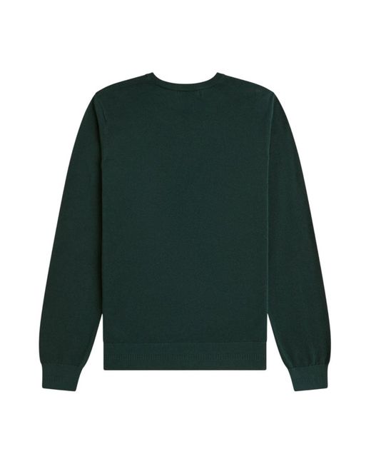 Fred Perry Green Round-Neck Knitwear for men