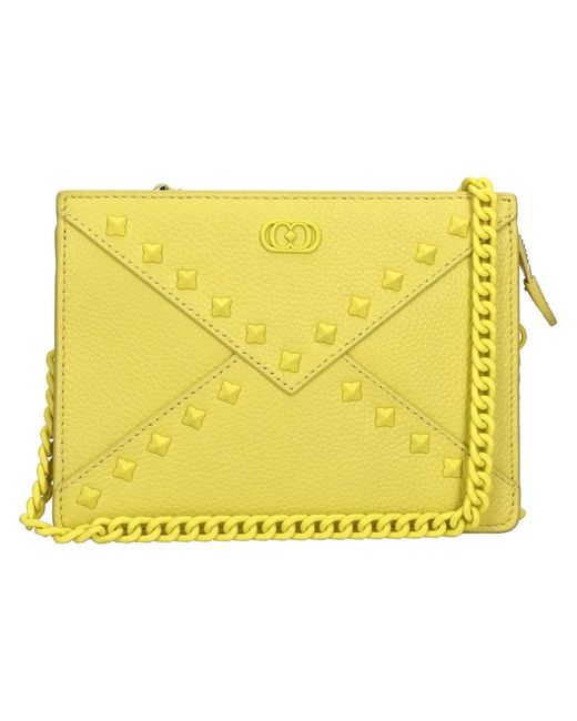 La Carrie Yellow Shoulder Bags