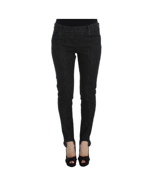 Ermanno Scervino Black Elegant Slim Fit Jeans