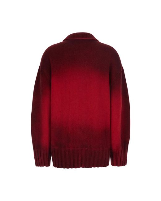 Cardigans The Attico de color Red