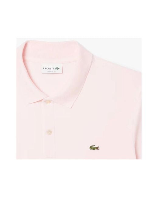 Polo Shirts Lacoste de hombre de color Pink