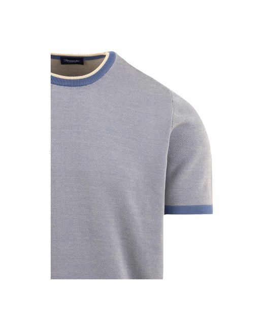 Drumohr T-Shirts in het Gray voor heren
