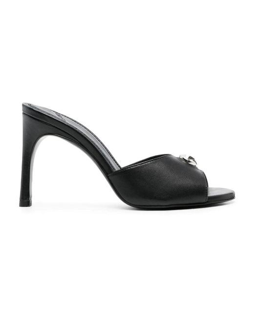 Coperni Black Heeled Mules