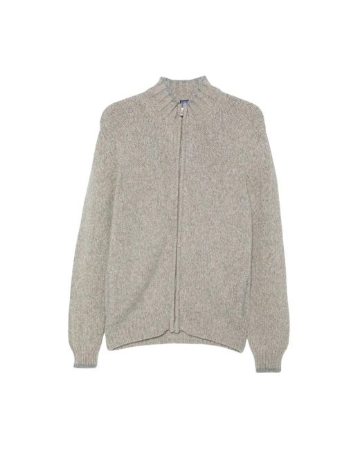 Cardigans Fedeli pour homme en coloris Gray