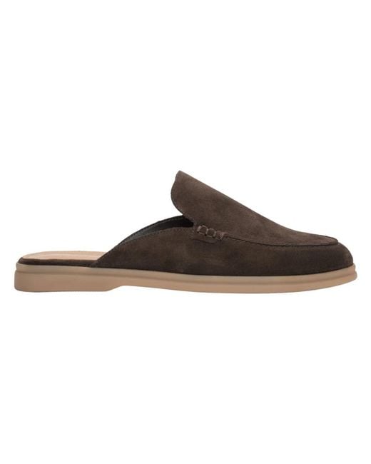 ESTRO Brown Mules for men