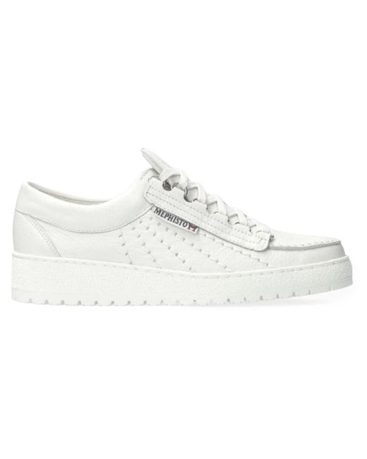 Mephisto White Sneakers for men