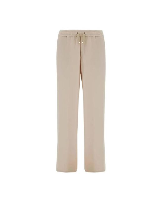 Straight Trousers Herno en coloris Natural