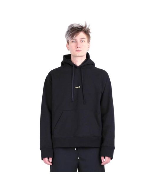 OAMC Schwarzer mark hoodie mit logo-druck in Black für Herren