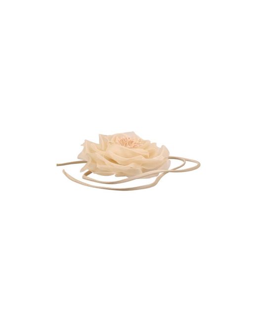 Max Mara White Brooches
