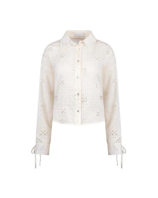 Nukus Bailey Blouse Beads in het White