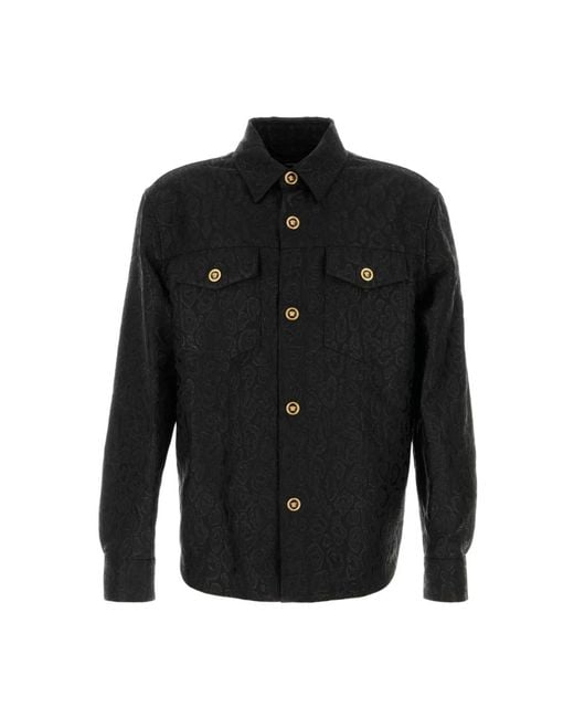 Versace Black Light Jackets for men