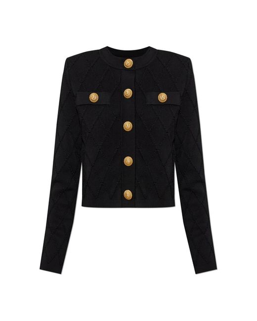 Cardigans Balmain de color Black