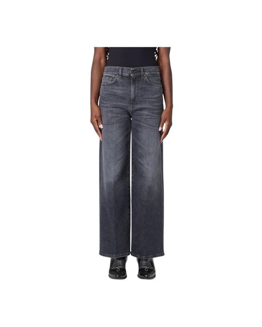 PT01 Blue Wide Jeans