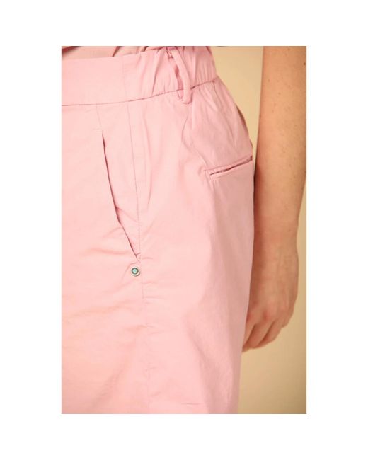 Mason's Pink Gemütliche chino bermuda shorts lilla
