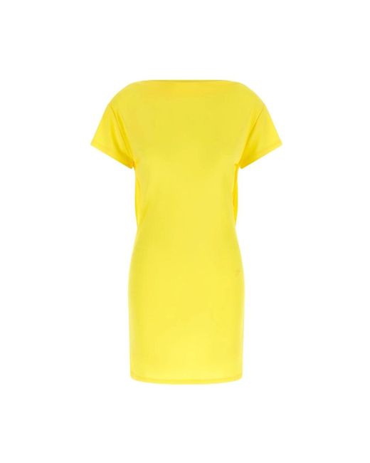 Jacquemus Yellow Short Dresses