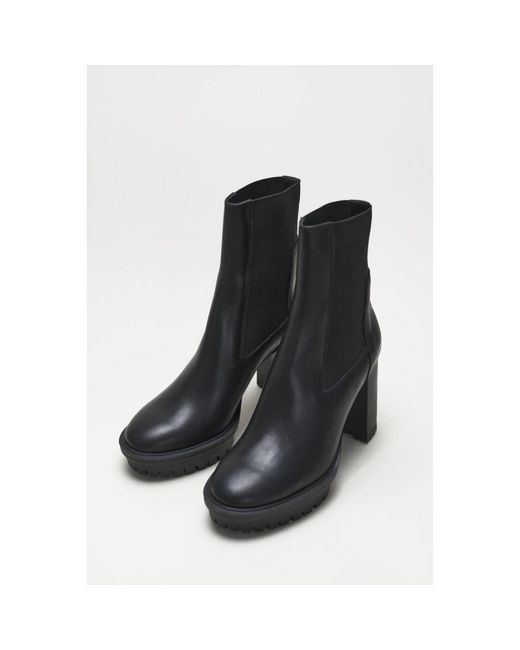 COPENHAGEN Black Heeled Boots