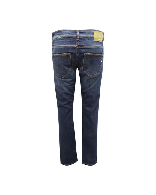 AT.P.CO Blue Straight Fit Jeans for men