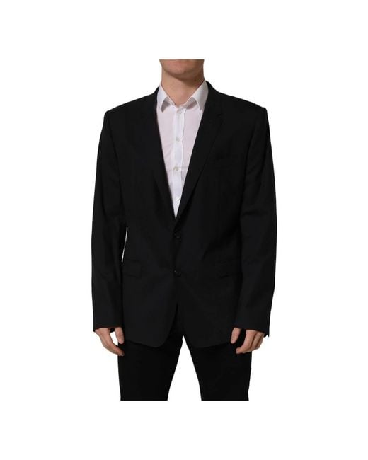 Dolce & Gabbana Black Blazers for men