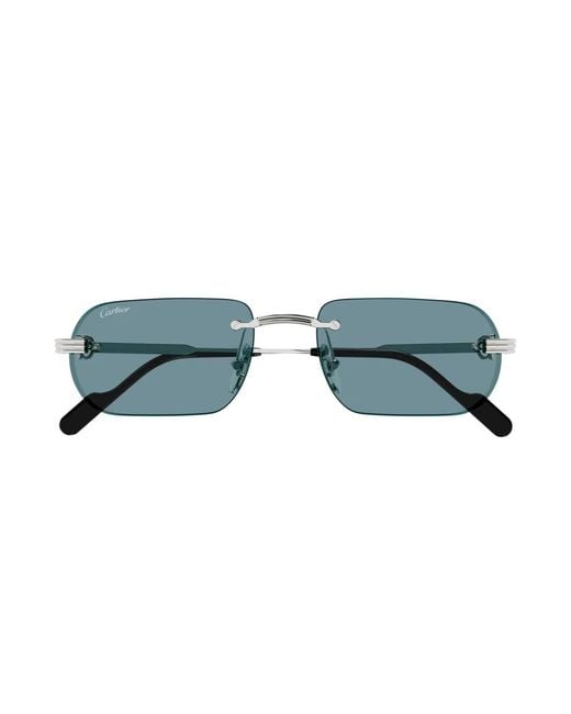 Cartier Blue Sunglasses for men