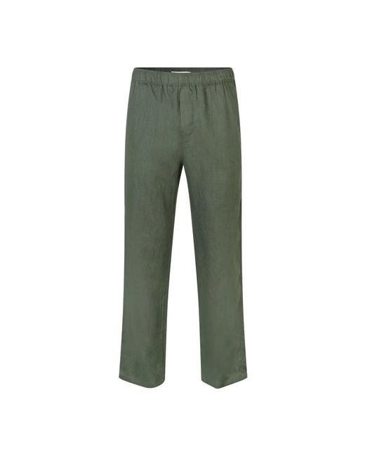Samsøe & Samsøe Green Straight Trousers for men