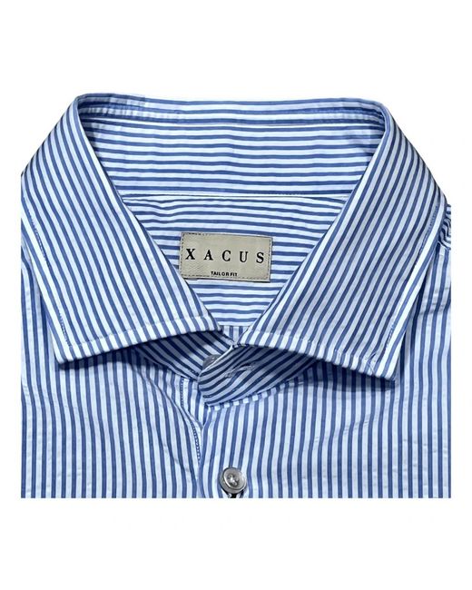Xacus Blue Formal Shirts for men