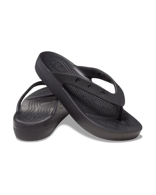 CROCSTM Black Flip Flops