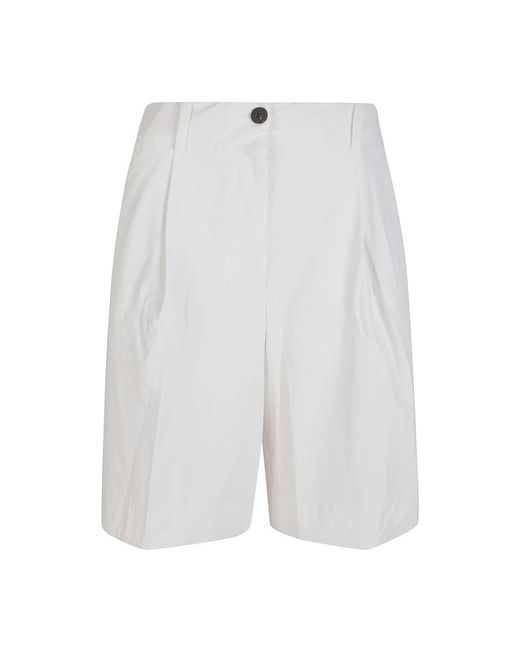 Rrd White Casual Shorts