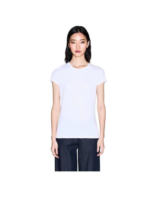 ARMANI EXCHANGE White T-Shirts