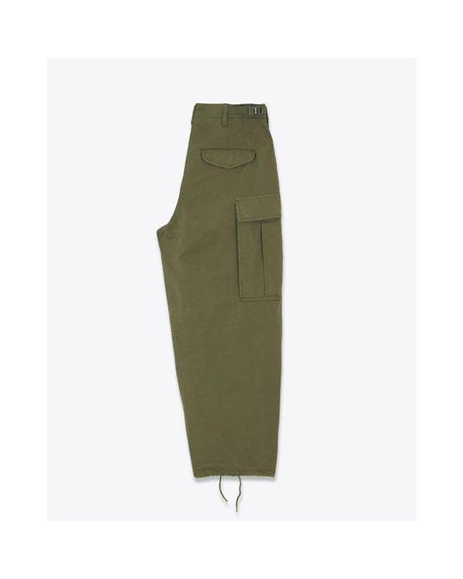 Denimist Green Straight Trousers