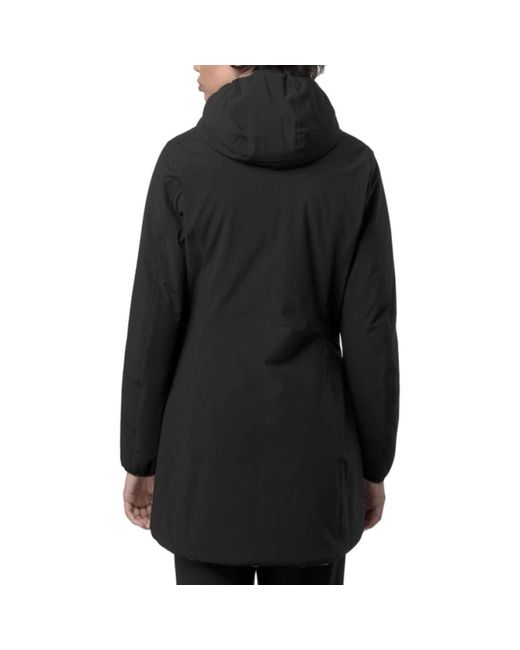 K-Way Black Parkas
