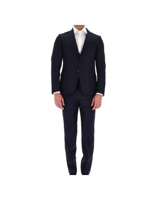 Single Breasted Suits di Zegna in Black da Uomo