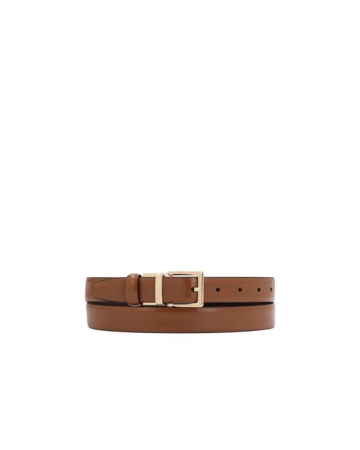Kazar Brown Leder Doppelseitiger Gürtel
