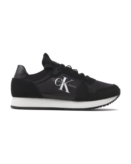 Zapatillas de running negras con suela de goma Calvin Klein de color Black