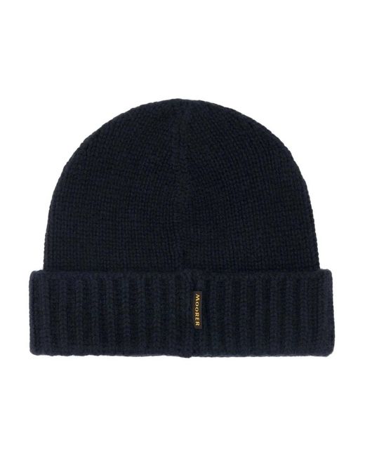 Beanies Moorer pour homme en coloris Blue