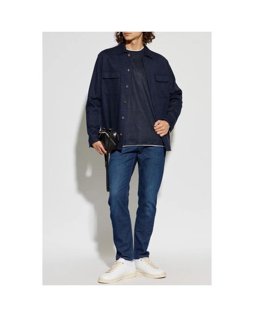 Eleventy Blue T-Shirts for men
