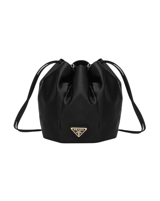 Prada Black Bucket Bags