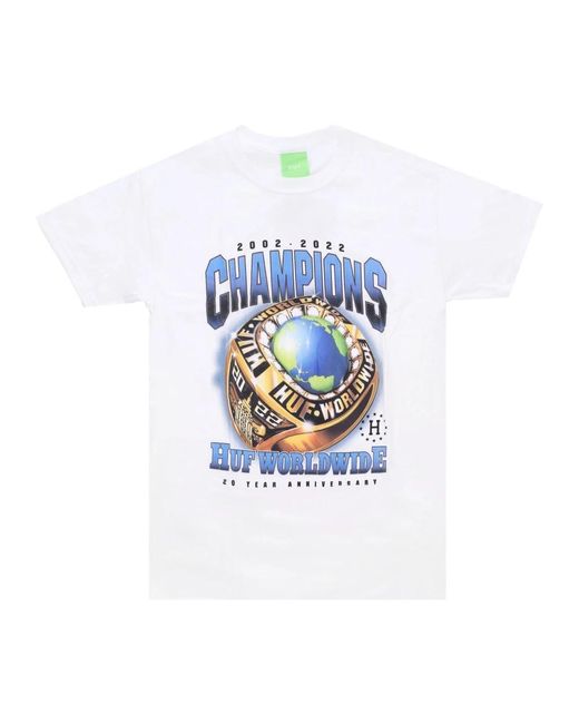 Huf Blue T-Shirts for men