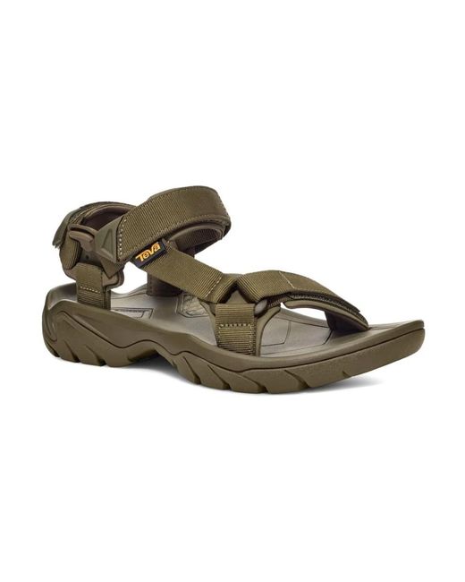 Shoes > sandals > flat sandals Teva pour homme en coloris Brown