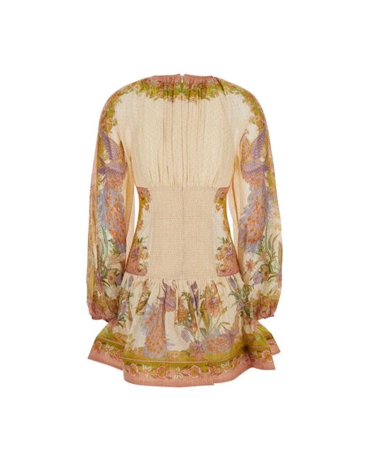 Zimmermann Metallic Short Dresses