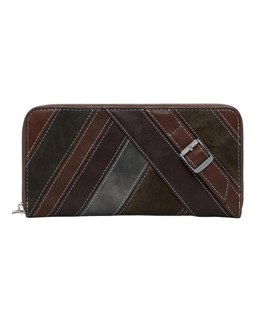 Desigual Accessoires ,Bruin ,Polyester Fiona Wallet in het Brown