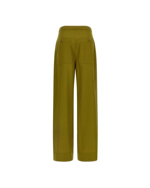 Jejia Green Wide Trousers