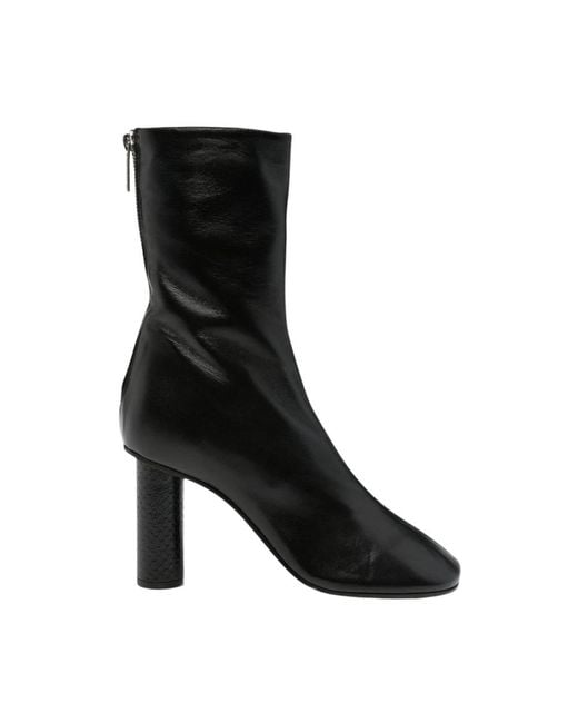 Paris Texas Black Heeled Boots