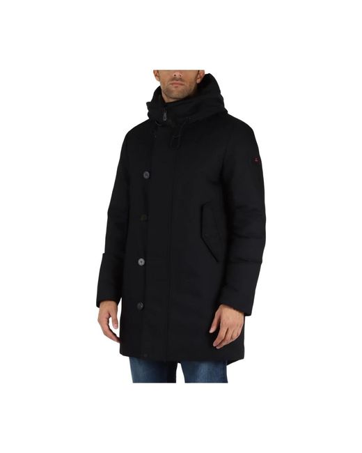 Down Jackets Peuterey de hombre de color Black