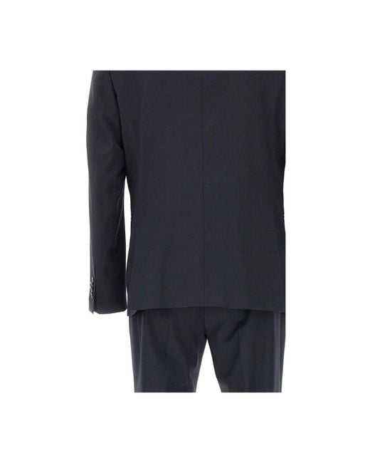 Manuel Ritz Blue Single Breasted Suits for men