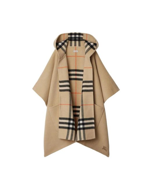 Burberry Capes in het Natural