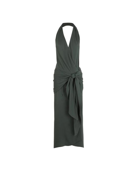 Cortana Green Wrap Dresses