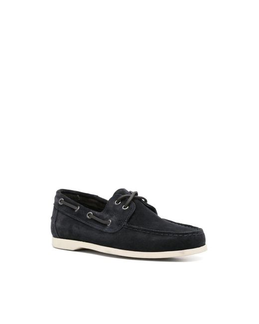 Manebí Black Boat Shoes for men