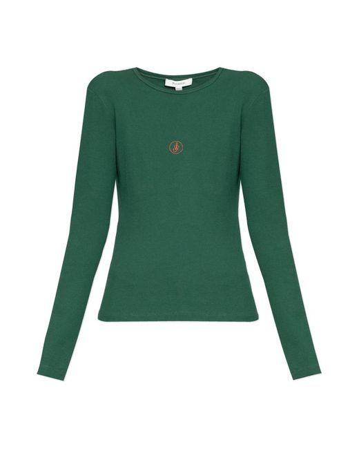 J.W. Anderson Lange Mouwen Top in het Green